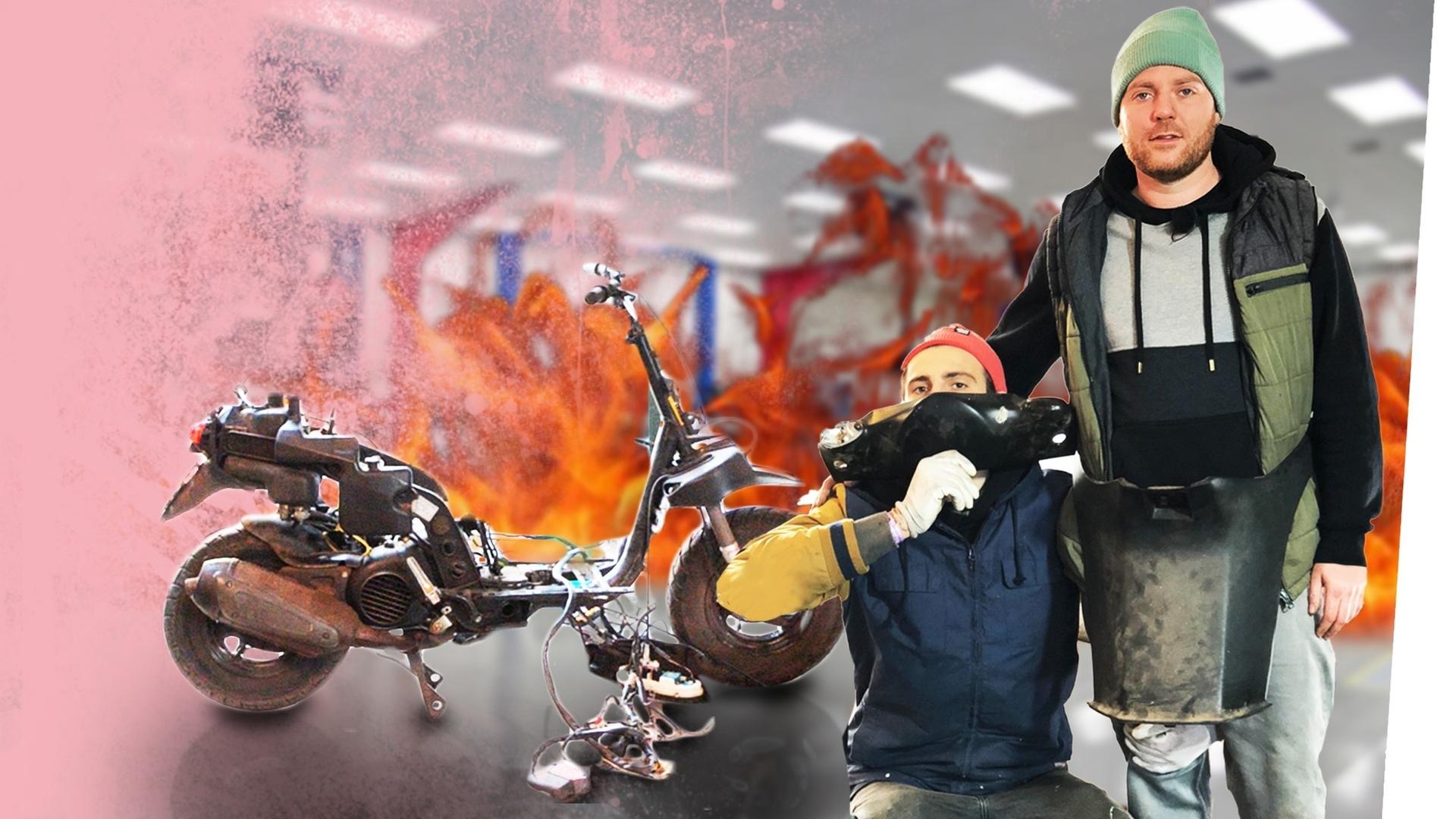 8,42m Balkenmoped 125ccm Teil 1/2 - Kliemannsland