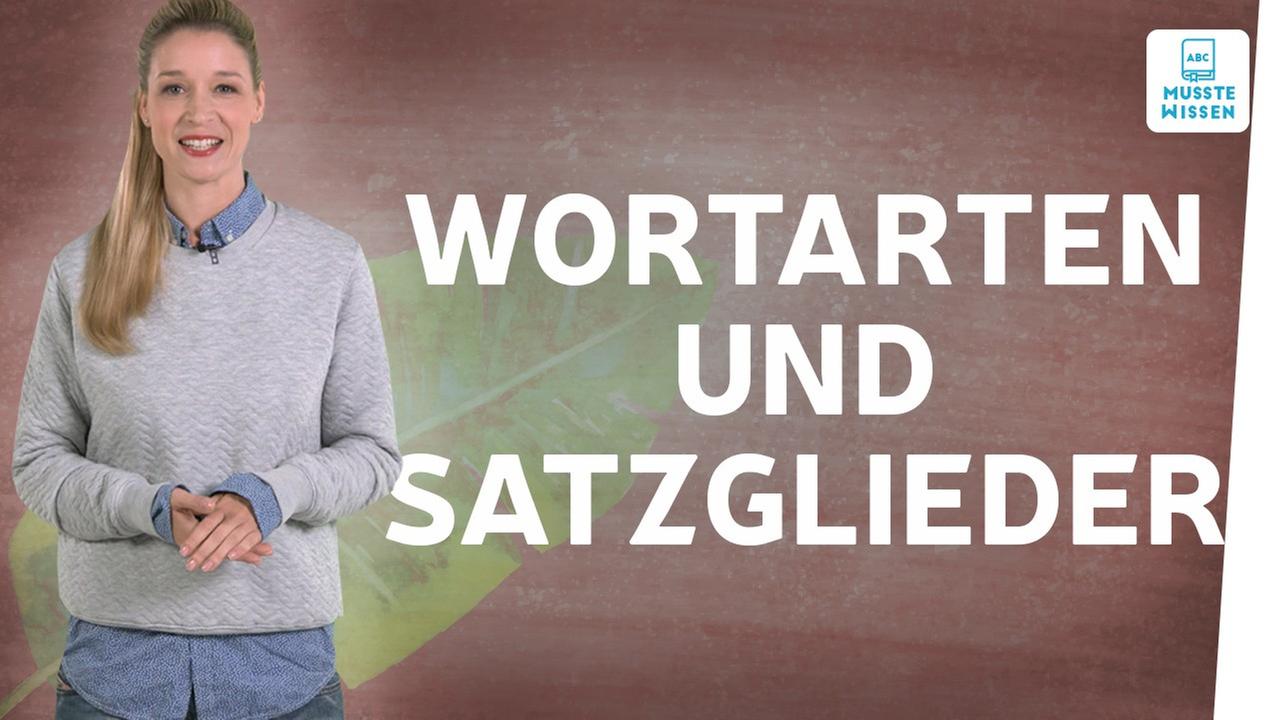 Bild für Adjektiv, Substantiv, Subjekt - Wortarten und Satzglieder unterscheiden I musstewissen Deutsch
