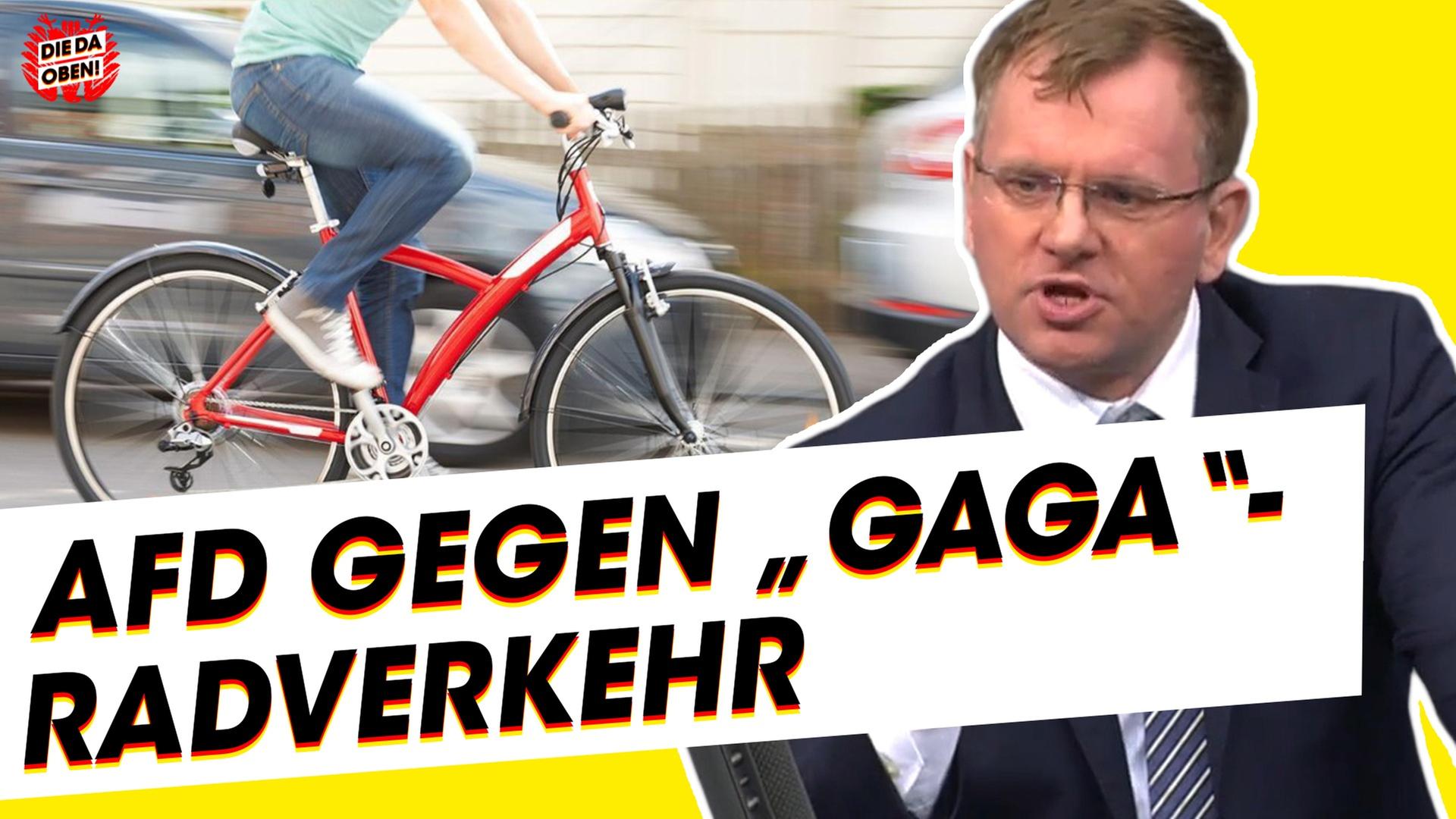 AfD-Politiker: Fahrradfahren ist gefährlich und unpraktisch!