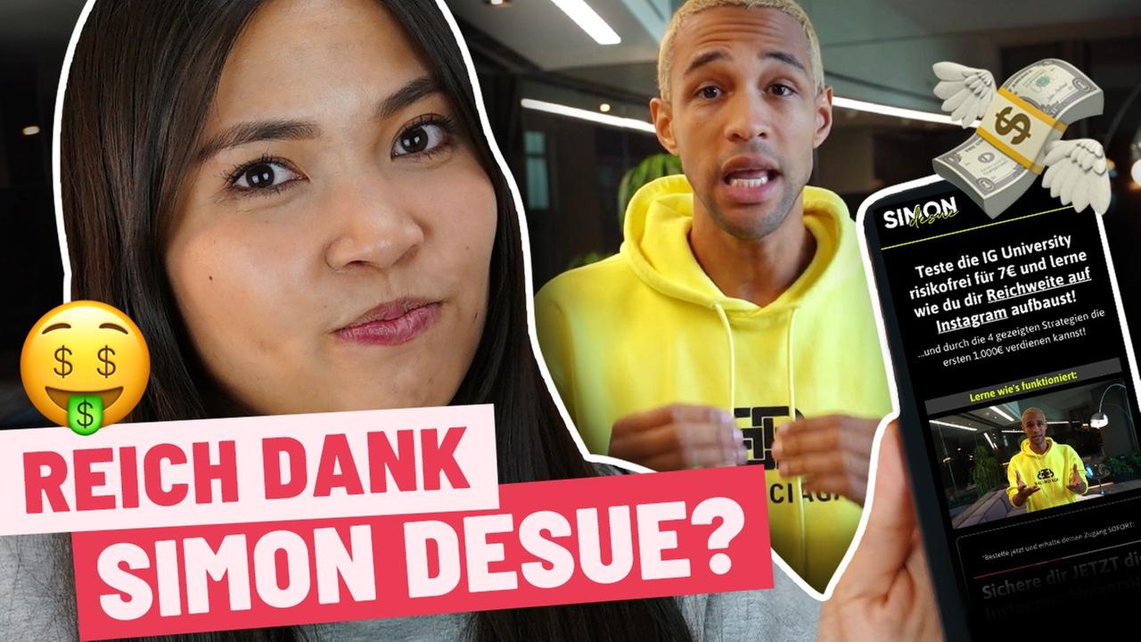 Analyse: Die Masche von Simon Desue (Instagram University)