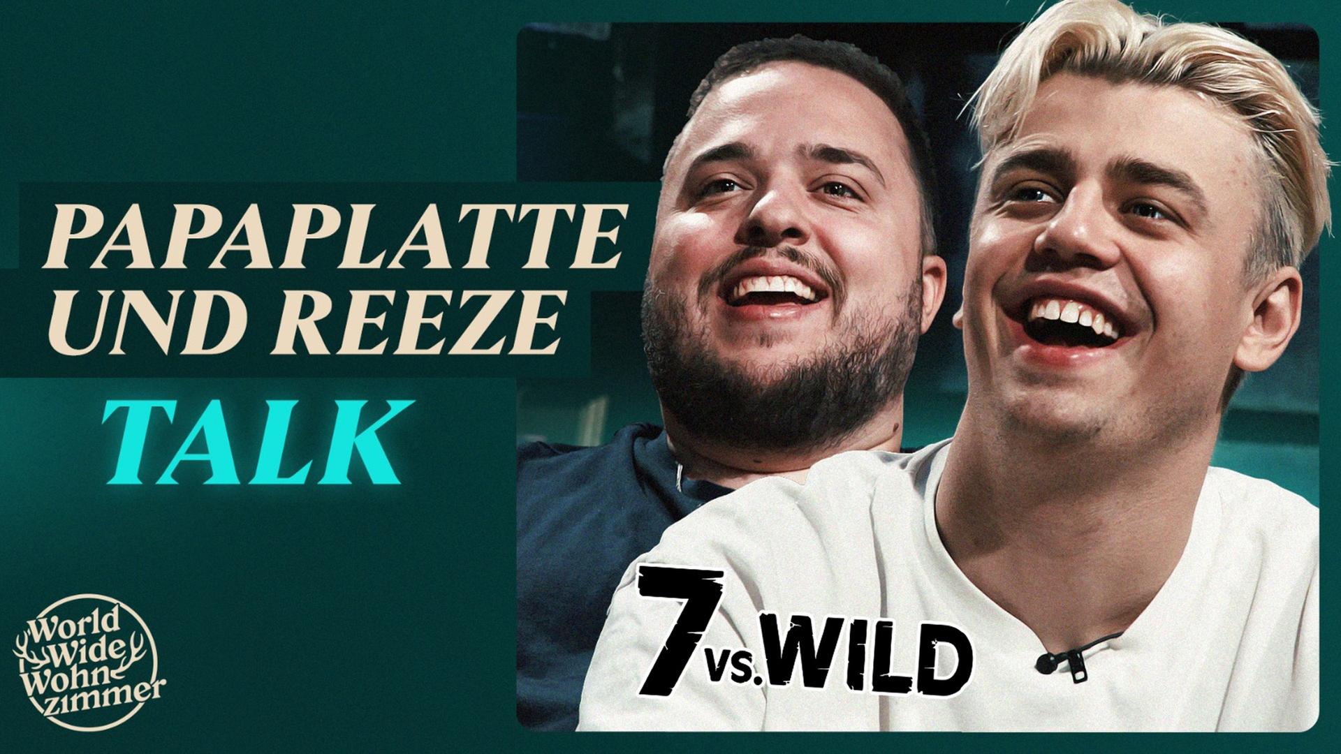 ANSAGE an Hater, Gage, Ängste, Siegeswillen usw. - Papaplatte & Reeze im 7 vs. Wild-Talk