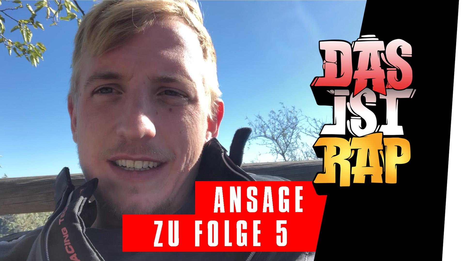 ANSAGE ZU FOLGE 5 + Vorschau auf's Finale