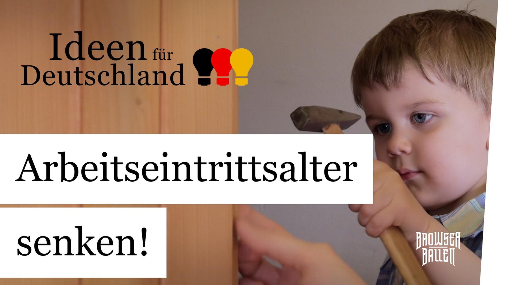 Arbeitseintrittsalter senken