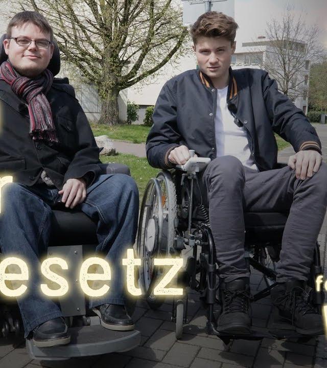 Arm per Gesetz - Felix trifft den Rollstuhlfahrer Constantin (5)