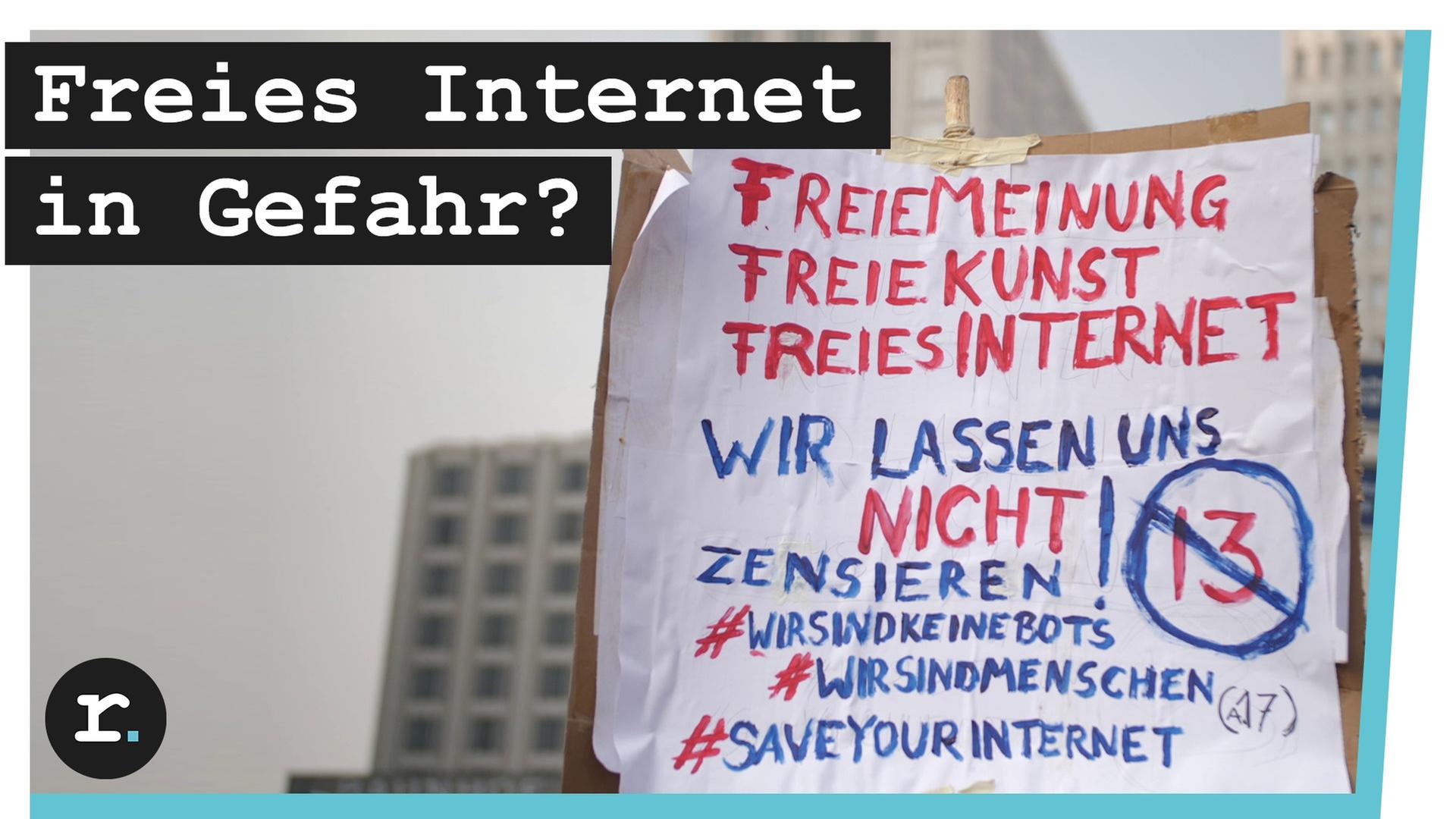 Artikel 13: Proteste gegen die Uploadfilter