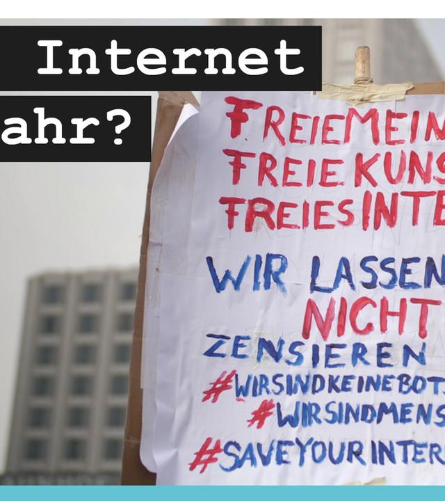 Artikel 13: Proteste gegen die Uploadfilter