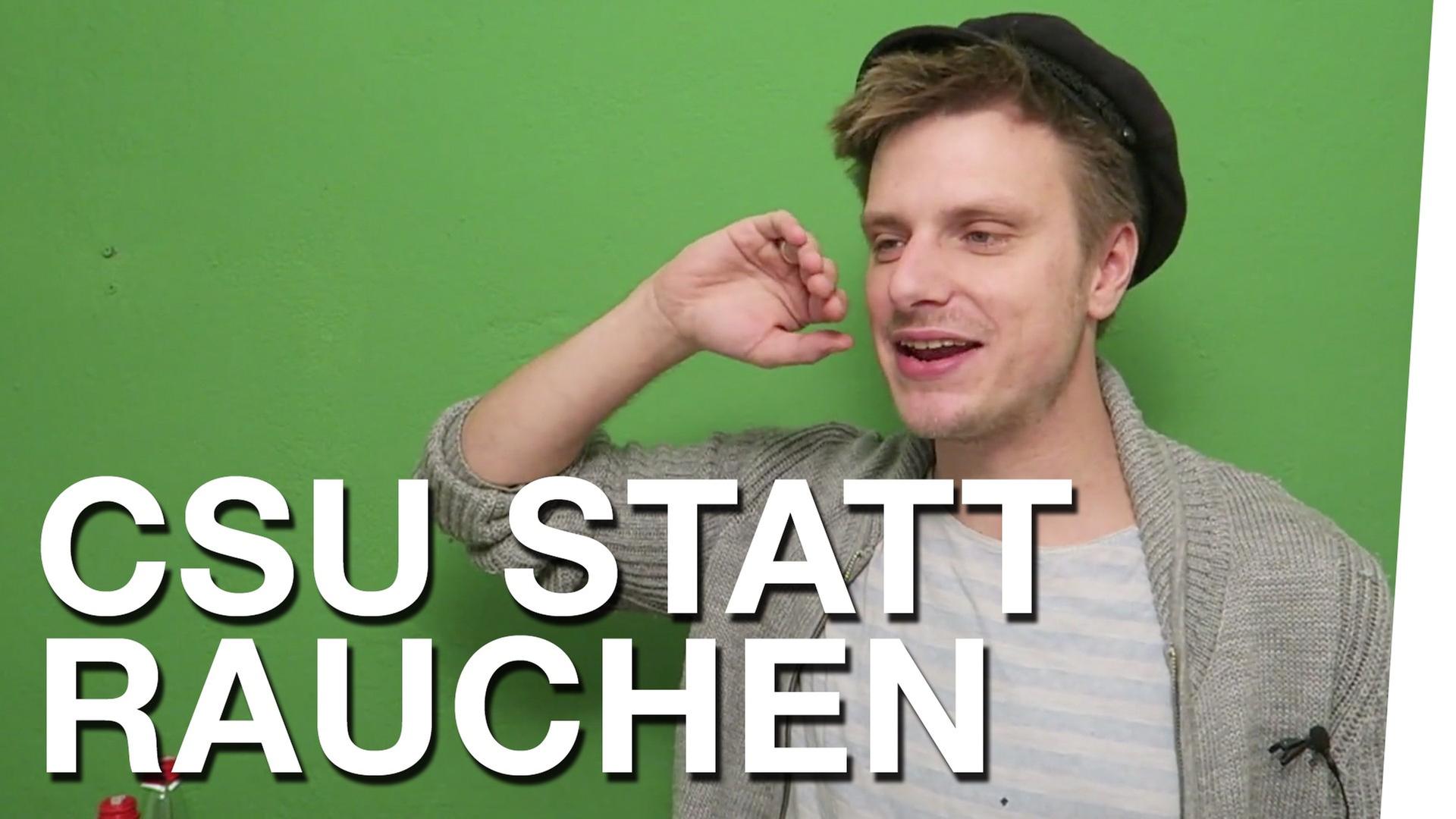 Auf einen Kaffee mit Moritz Neumeier - CSU statt Rauchen