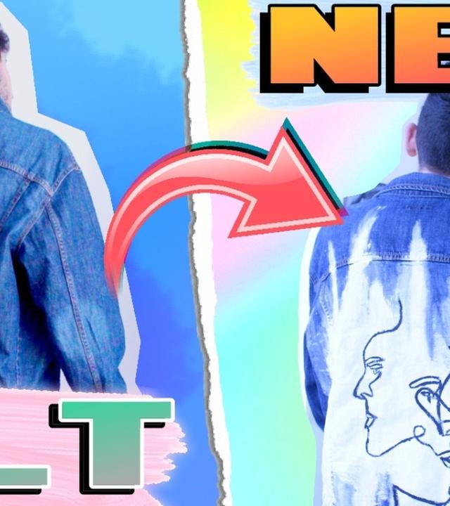 Aus ALT mach NEU! Alte Klamotten einfach UPthriften - 2 DIY Ideen