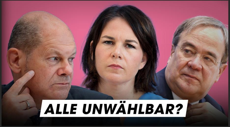 Baerbock, Laschet, Scholz: Ihre Pläne und Skandale