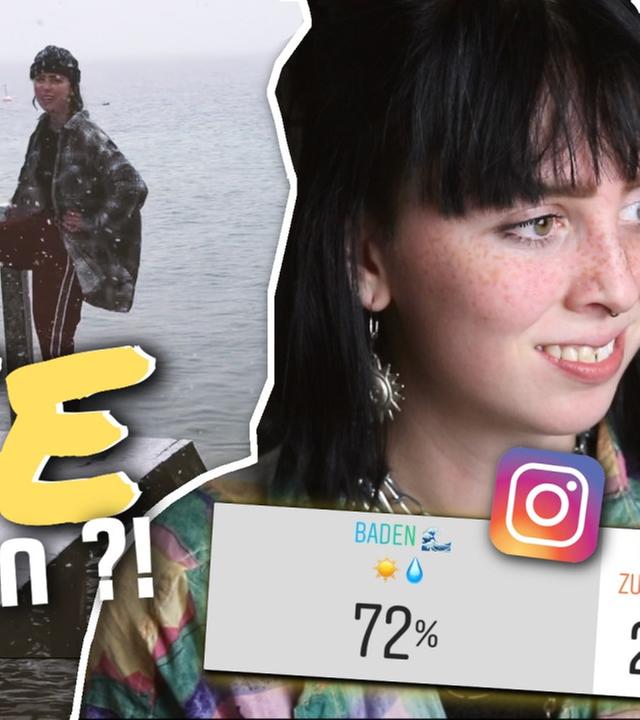 Bei 2 Grad ins Wasser gehen? - IHR (Instagram) bestimmt meinen Tag!