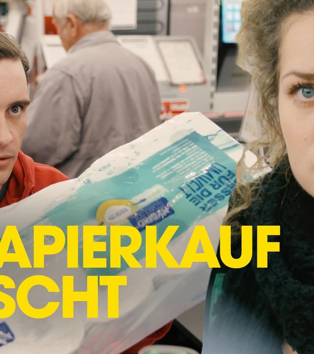 Beim Klopapierkauf erwischt