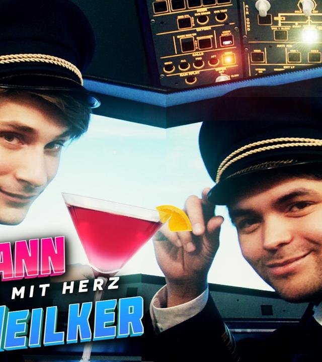 Bergmann und Miguel fliegen ein Flugzeug