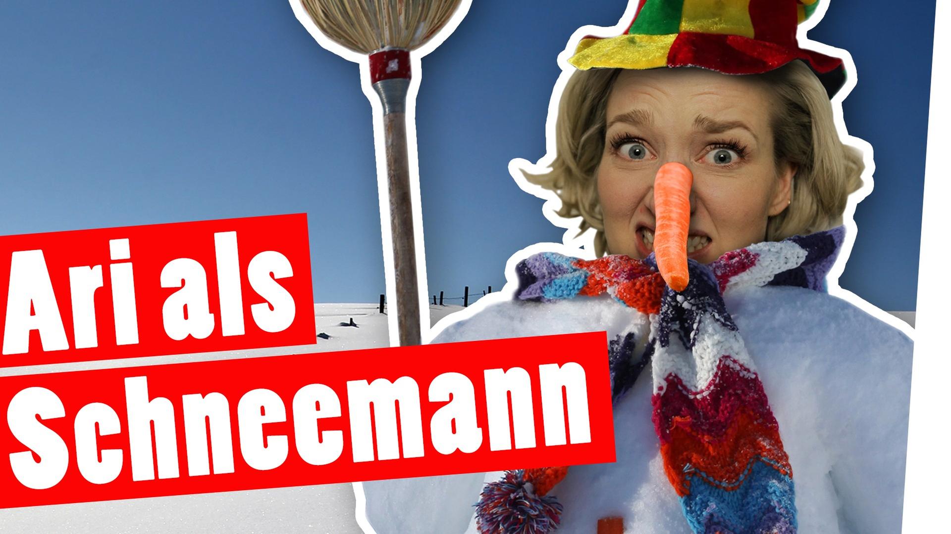 Bestrafung: Ari als lebender Schneemann -- Das schaffst du nie!