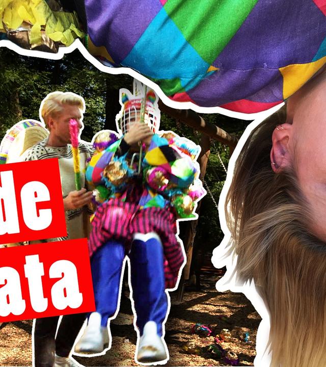 Bestrafung: Ari als menschliche Pinata II "Das schaffst du nie!"