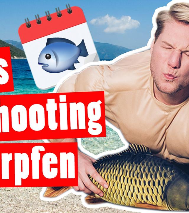 Bestrafung: Das grauenhafte Karpfenkalender Foto-Shooting -- Das schaffst du nie!