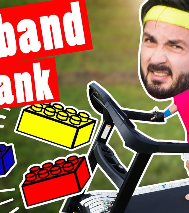 Bestrafung: Lego und schleimige Überraschung: Der Laufband-PRANK -- Das schaffst du nie!
