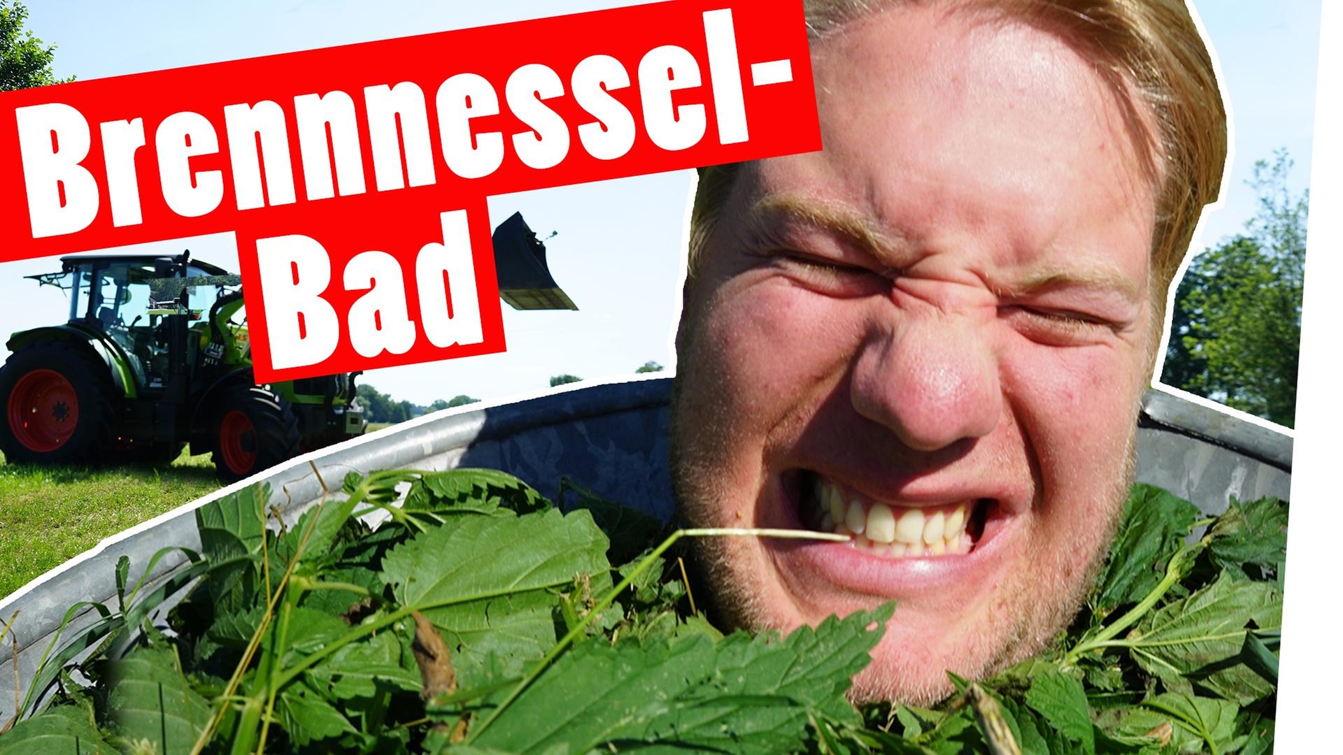 Bestrafung Marc muss ins Brennnessel-Bad -- „Das schaffst du nie!“