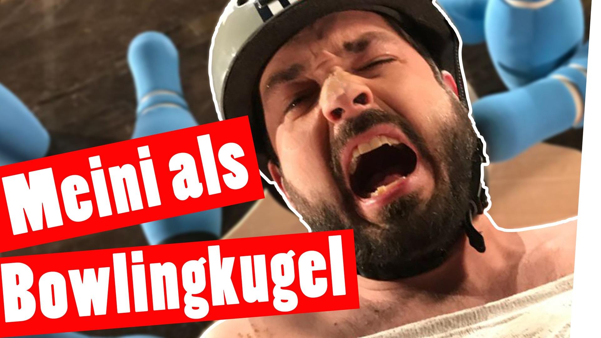 Bestrafung: Meini als menschliche Bowlingkugel -- Das schaffst du nie!
