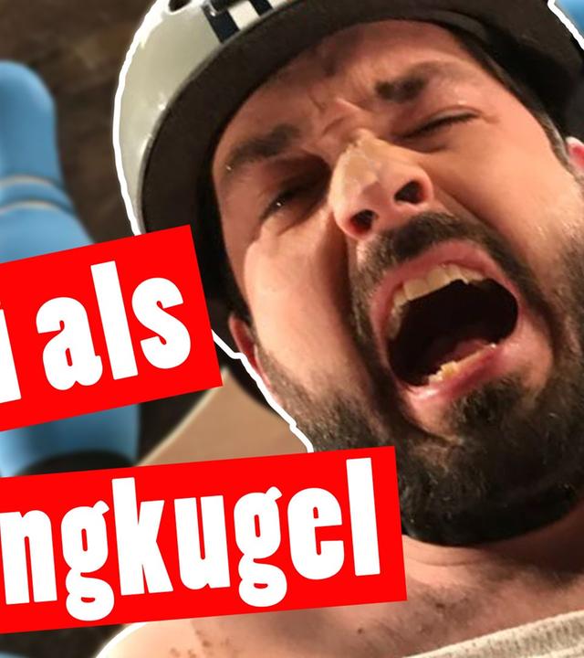 Bestrafung: Meini als menschliche Bowlingkugel -- Das schaffst du nie!