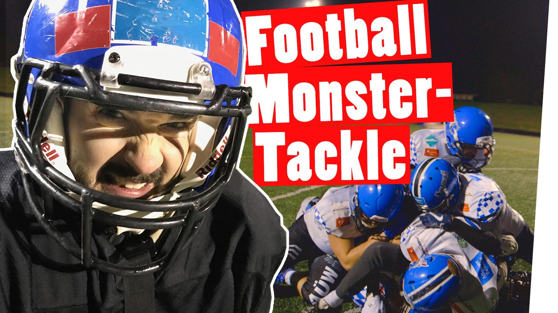 Bestrafung: Monster-Tackle durch Football-Bundesliga-Team -- „Das schaffst du nie!“