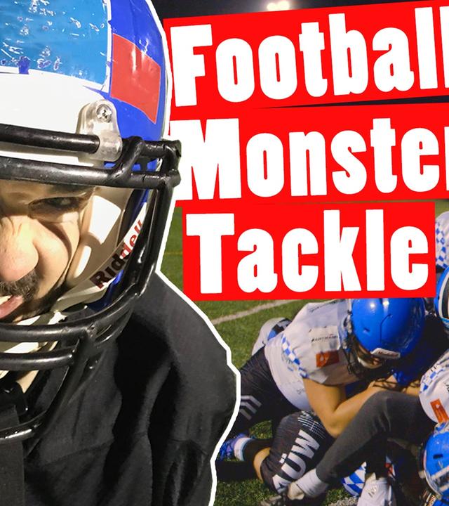 Bestrafung: Monster-Tackle durch Football-Bundesliga-Team -- „Das schaffst du nie!“