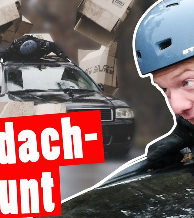 Bestrafung: Unfreiwillig Stuntman - Marc auf dem Autodach -- „Das schaffst du nie!“