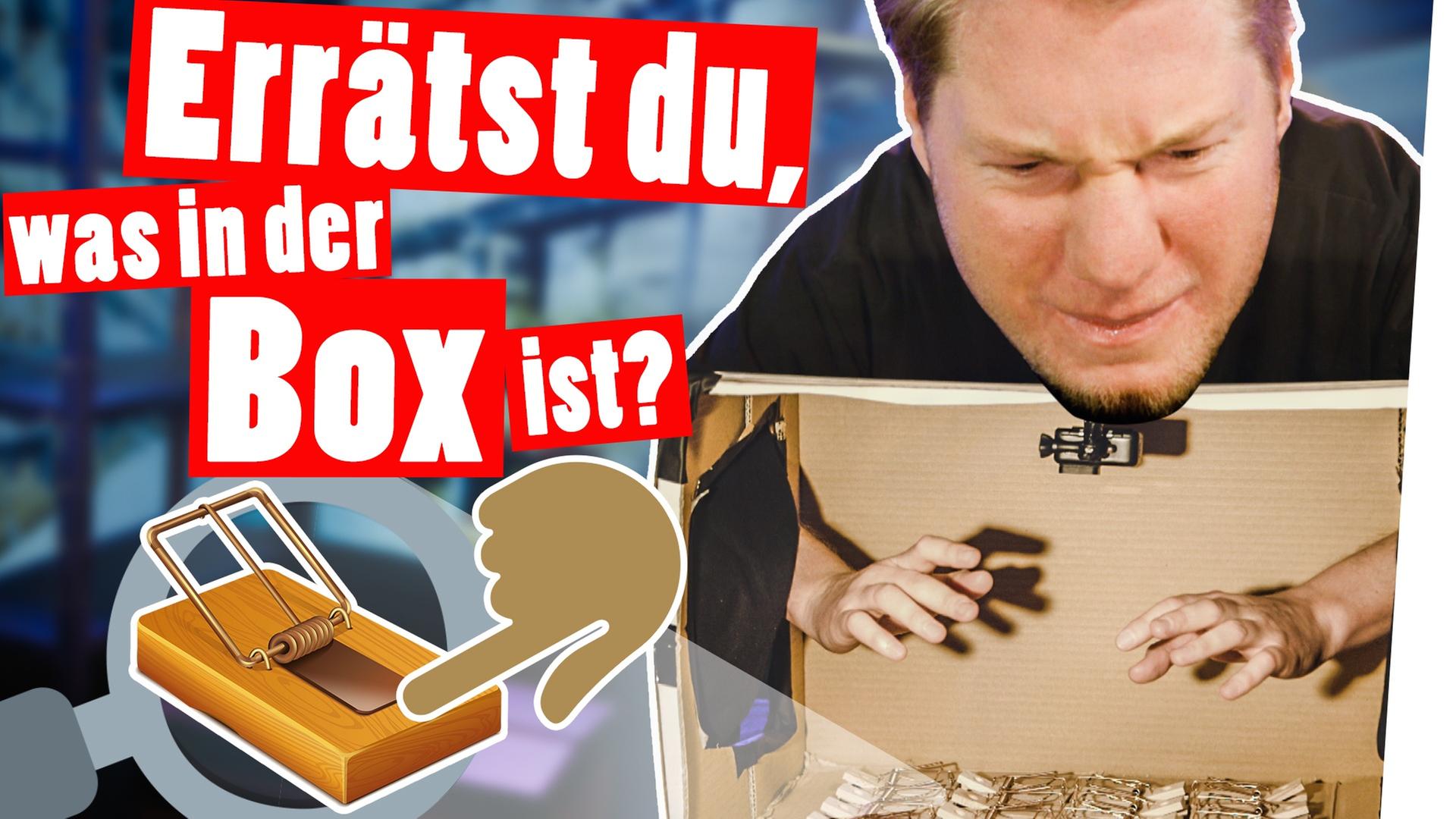 Bestrafung: Was ist in der Box? Rate mit! -- „Das schaffst du nie!“