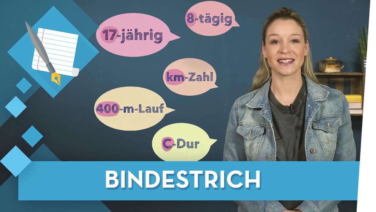 Bindestrich - Deutsch musstewissen