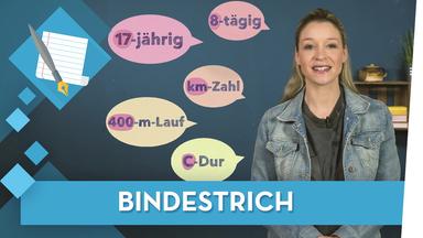 Bindestrich - Deutsch musstewissen
