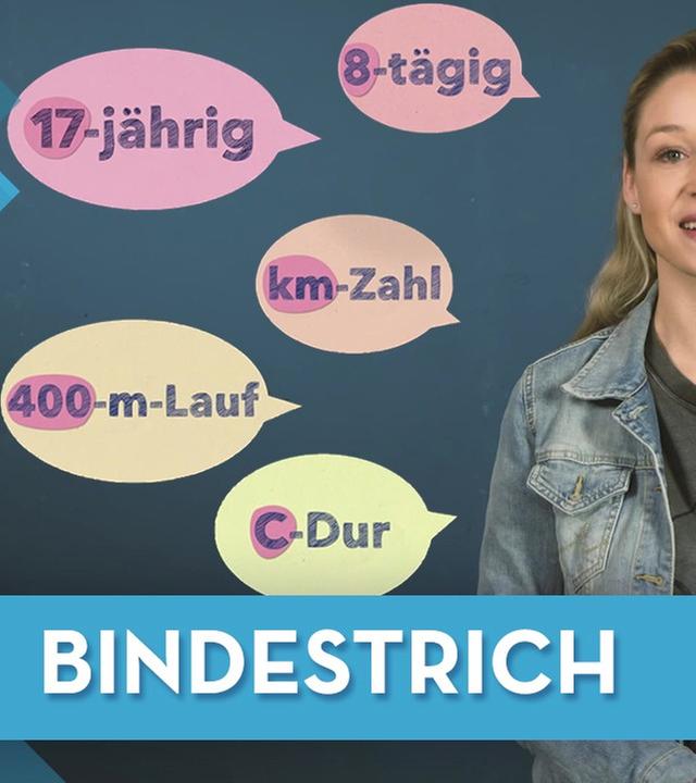Bindestrich - Deutsch musstewissen