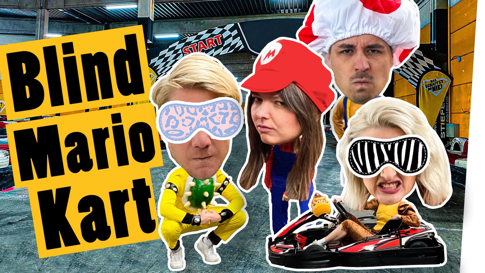 Blind Mario Kart mit @offen un’ ehrlich - Challenge - Das schaffst du nie
