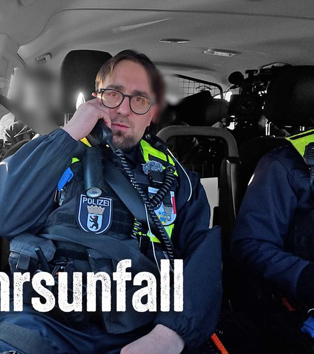 Brennendes Auto bei Polizei-Einsatz - HUNDERTZEHN