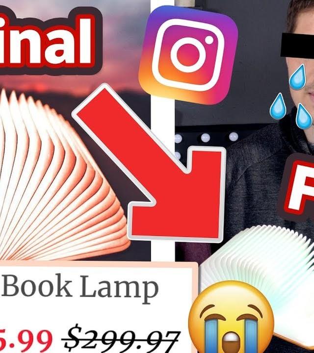 Buch-Lampe ist GIFT! ? INSTAGRAM FAKE SHOP hat mich VERARSCHT! ?