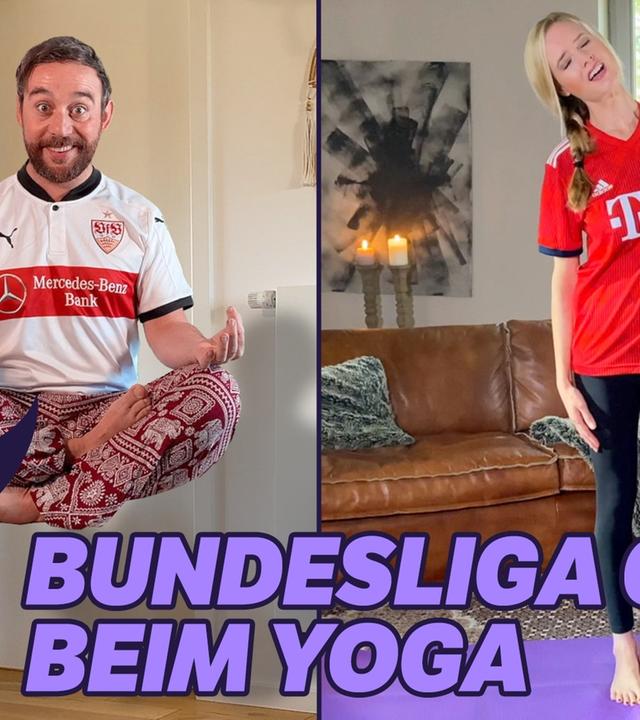 Bundesliga Clubs beim Yoga