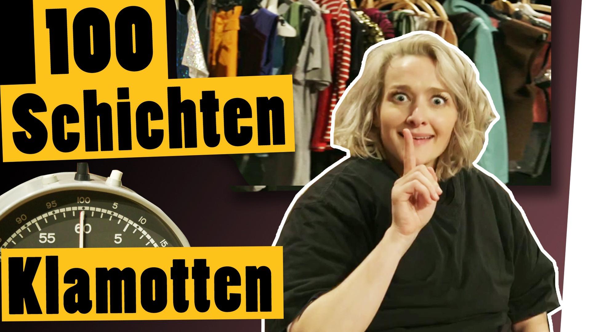 Challenge: 100 Schichten Klamotten -- "Das schaffst du nie!"