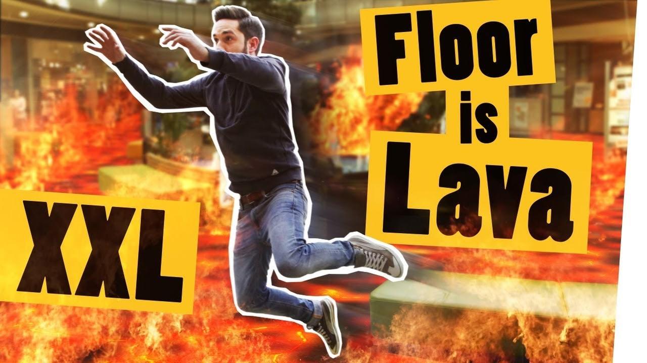 Challenge: Der Boden ist Lava Challenge XXL - im Einkaufszentrum! -- Das schaffst du nie!