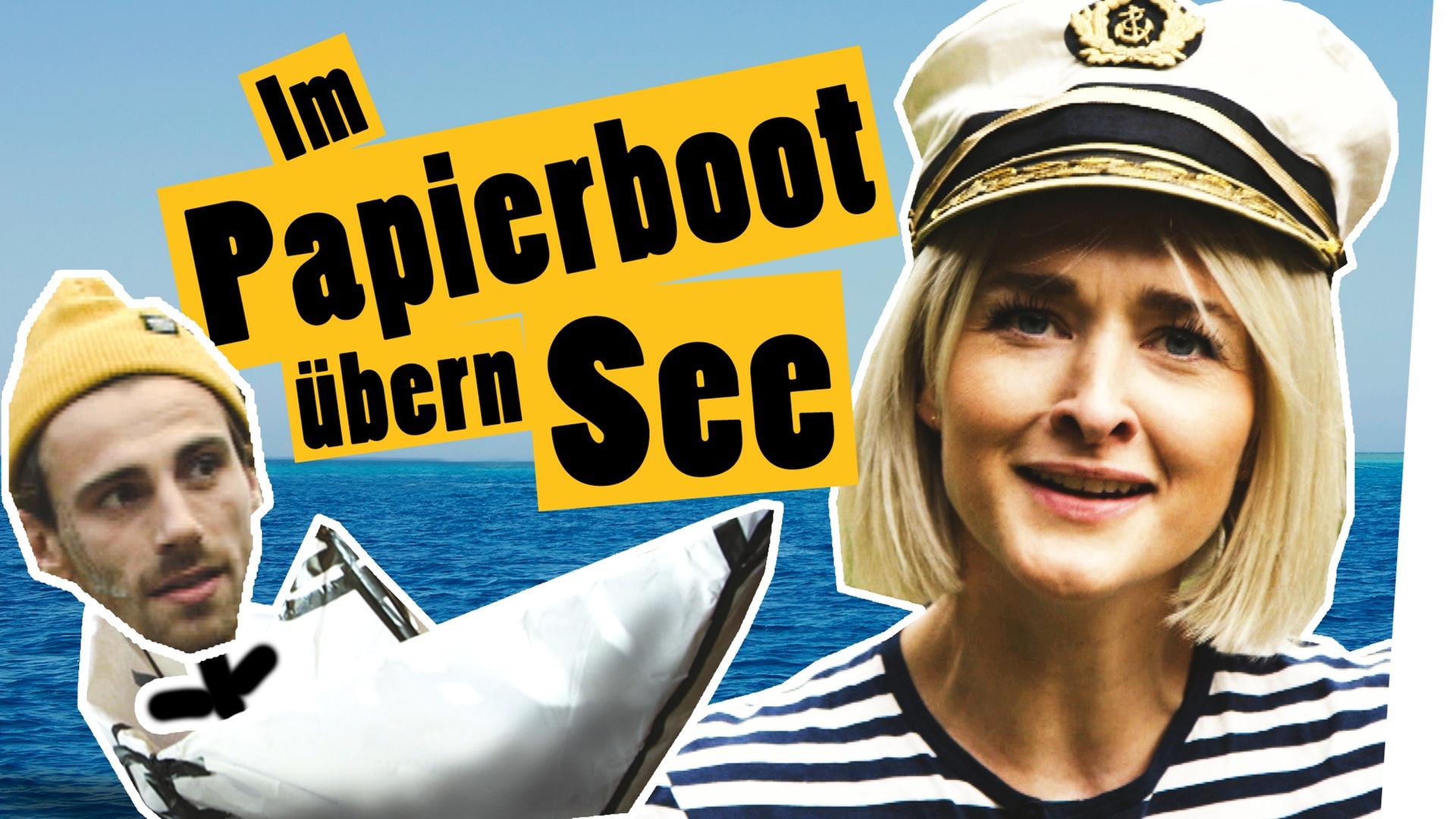 Challenge im Kliemannsland: Papierboot falten und über den See schippern -- Das schaffst du nie!
