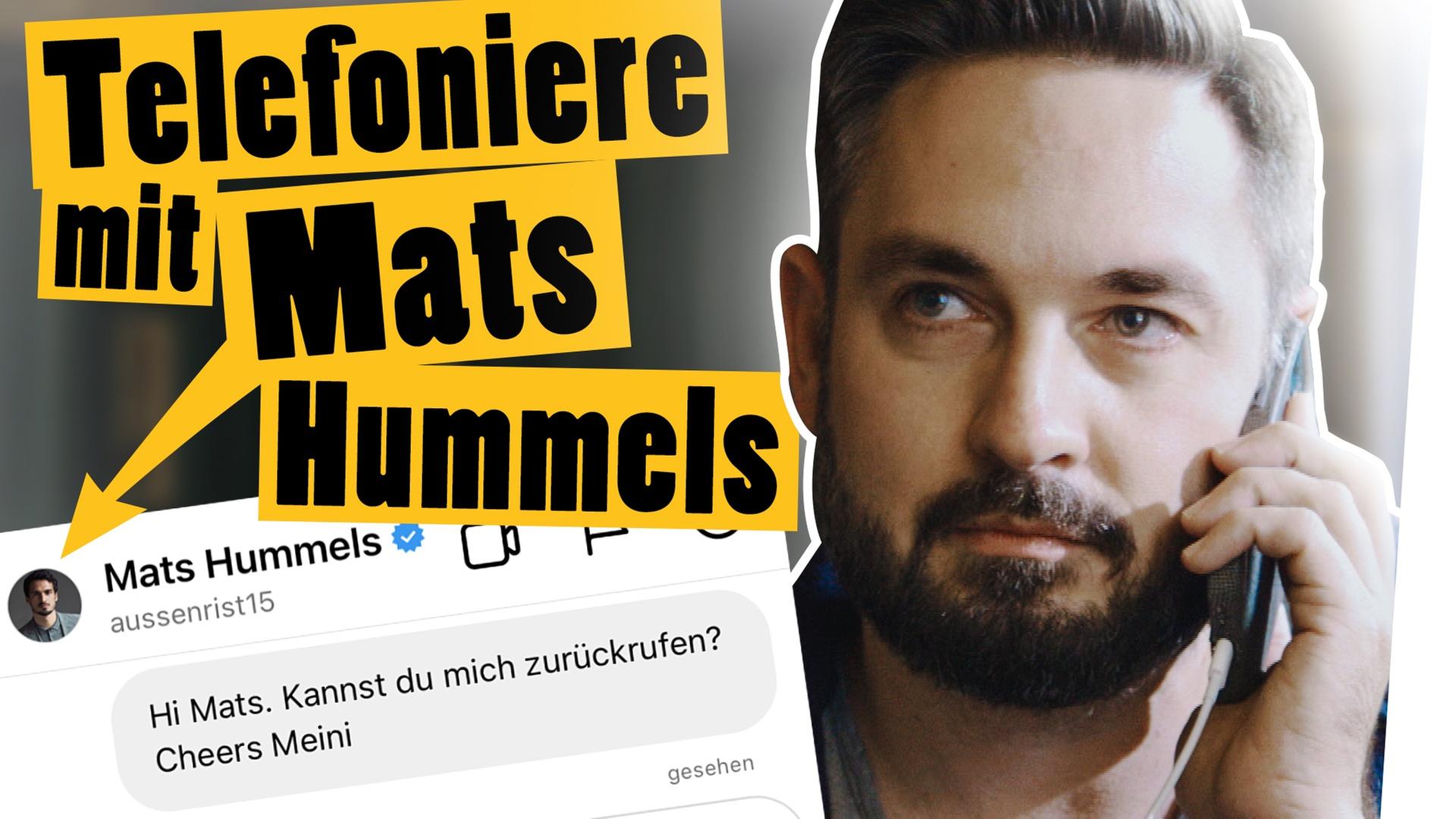 Challenge: Krieg Mats Hummels ans Handy -- Das schaffst du nie!