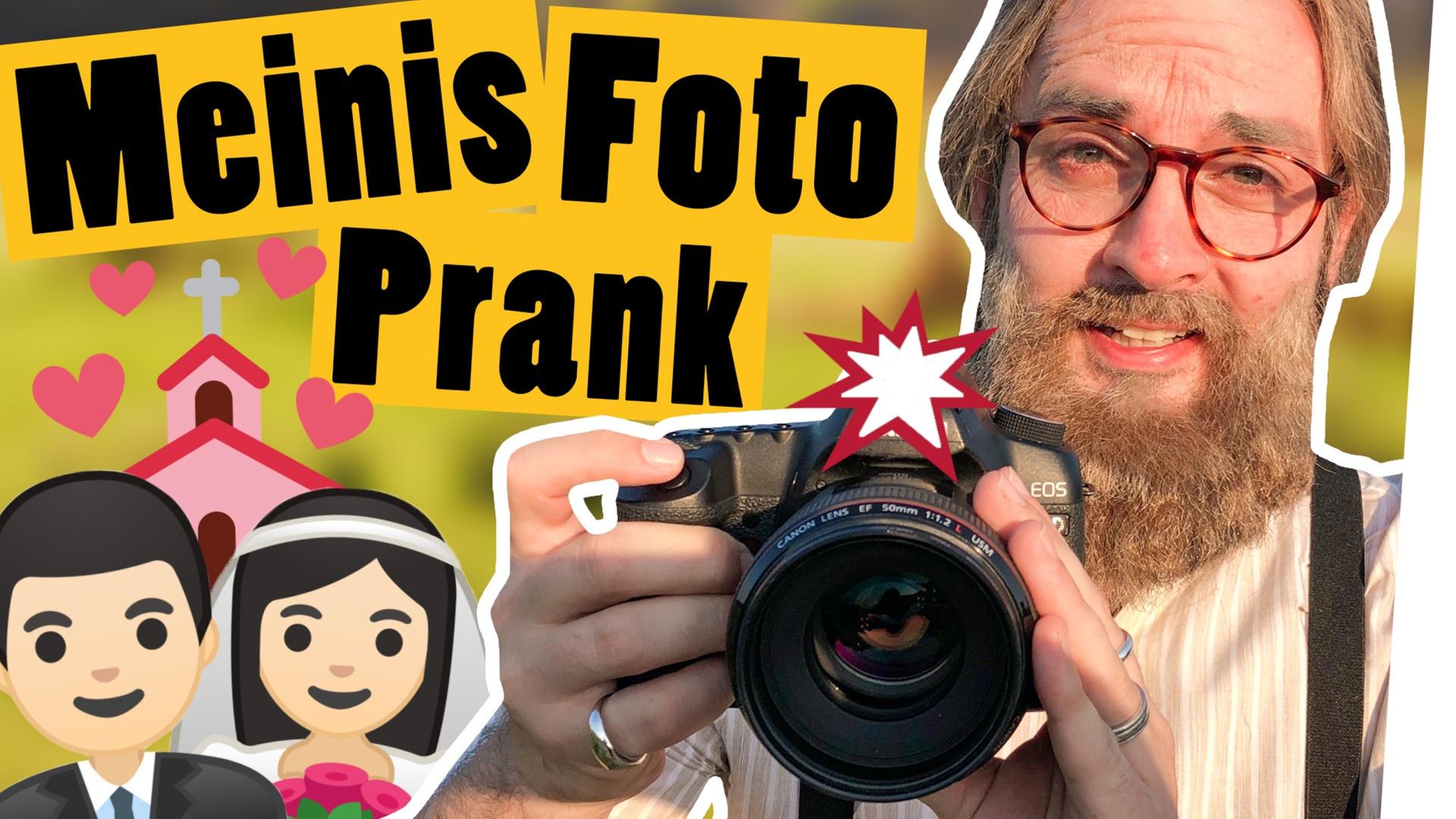 Challenge: Meini als Hochzeits-Crasher! Fliegt er auf? -- „Das schaffst du nie!“