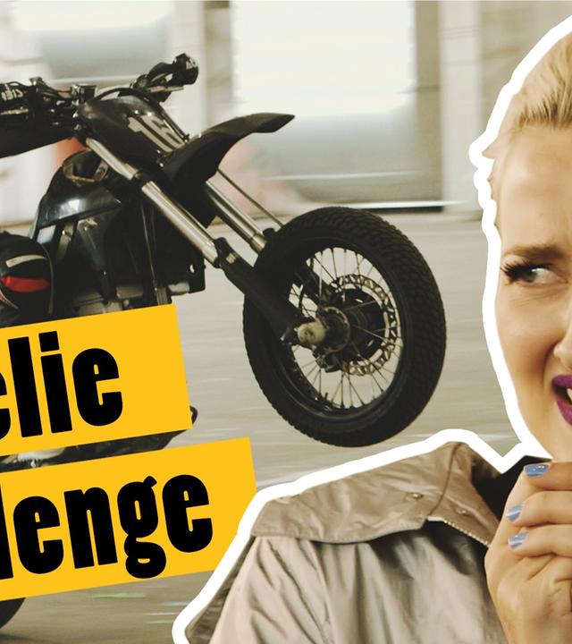 Challenge: Schaffe einen Wheely auf dem Motorrad -- "Das schaffst du nie!"
