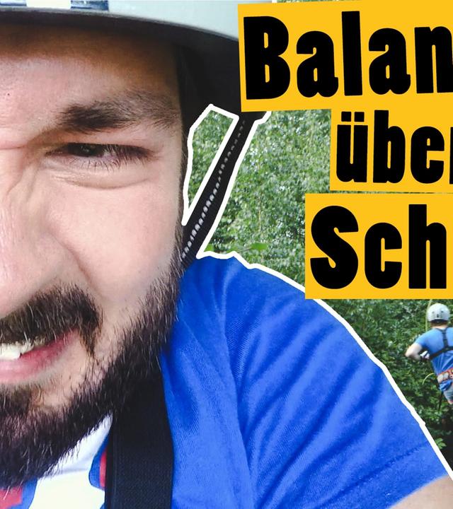 Challenge: Schaffe es über die Slackline in 30 Metern Höhe -- „Das schaffst du nie!“