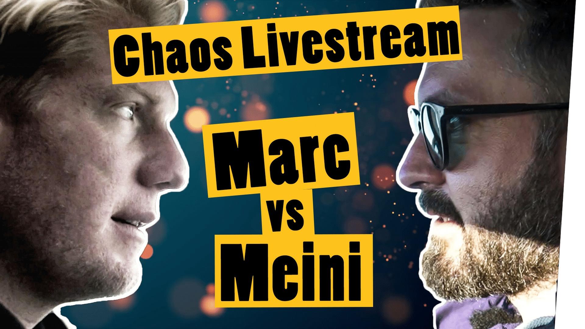 Chaos Livestream - Redaktion stellt Marc und Meini Aufgaben! -- Das schaffst du nie!