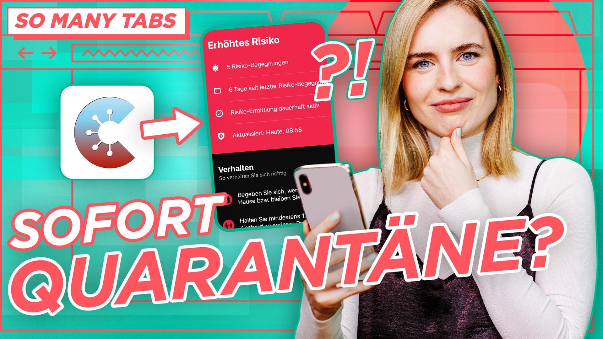 Corona-App zeigt ROT! Was jetzt? (EURE Fragen beantwortet)