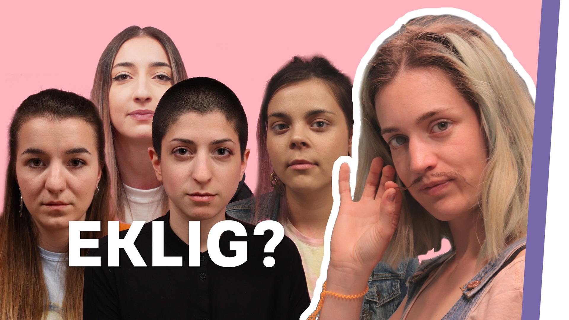 DAMENBART: "JA da sind Haare!" ???? / Auf Klo fragt