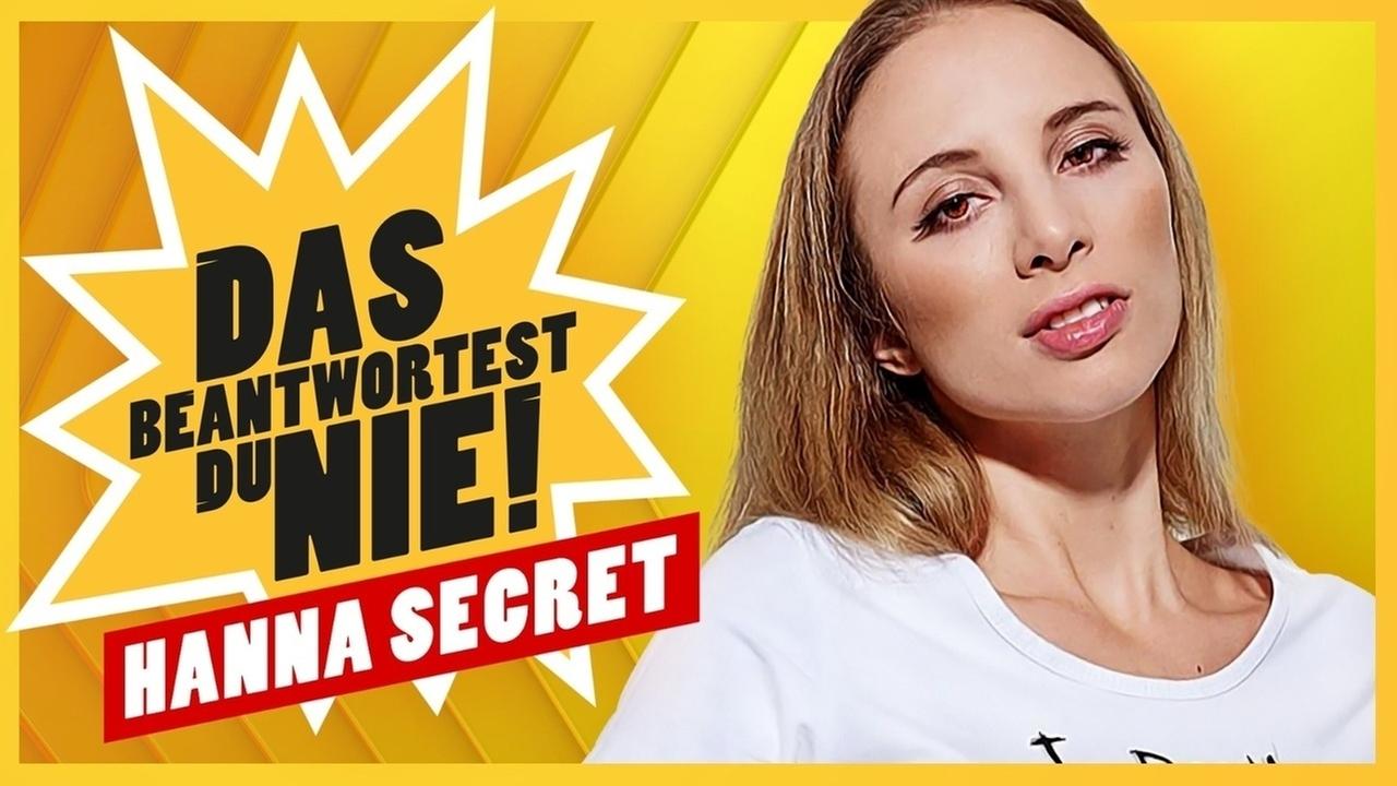 Das Beantwortest Du Nie Mit Pornostar Hanna Secret Zdfmediathek