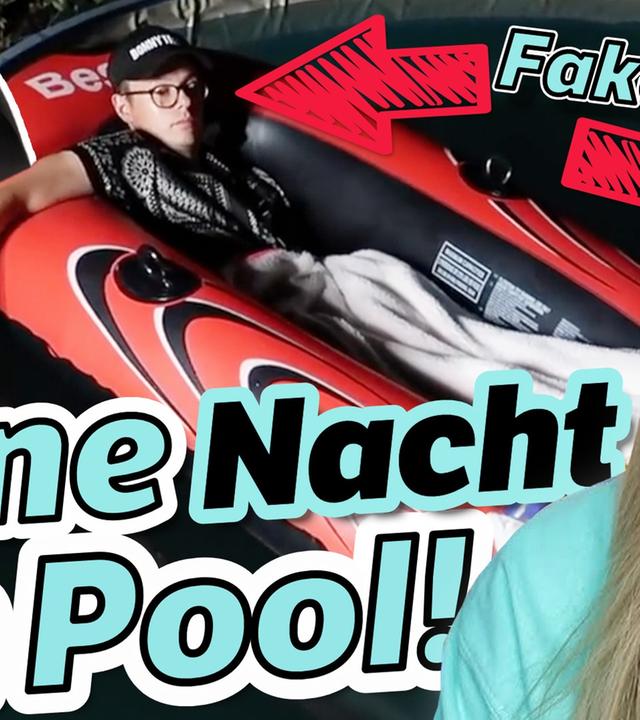 DAS SIND NICHT 24 STUNDEN!! (K)EINE NACHT IM POOL mit Bonnytrash!
