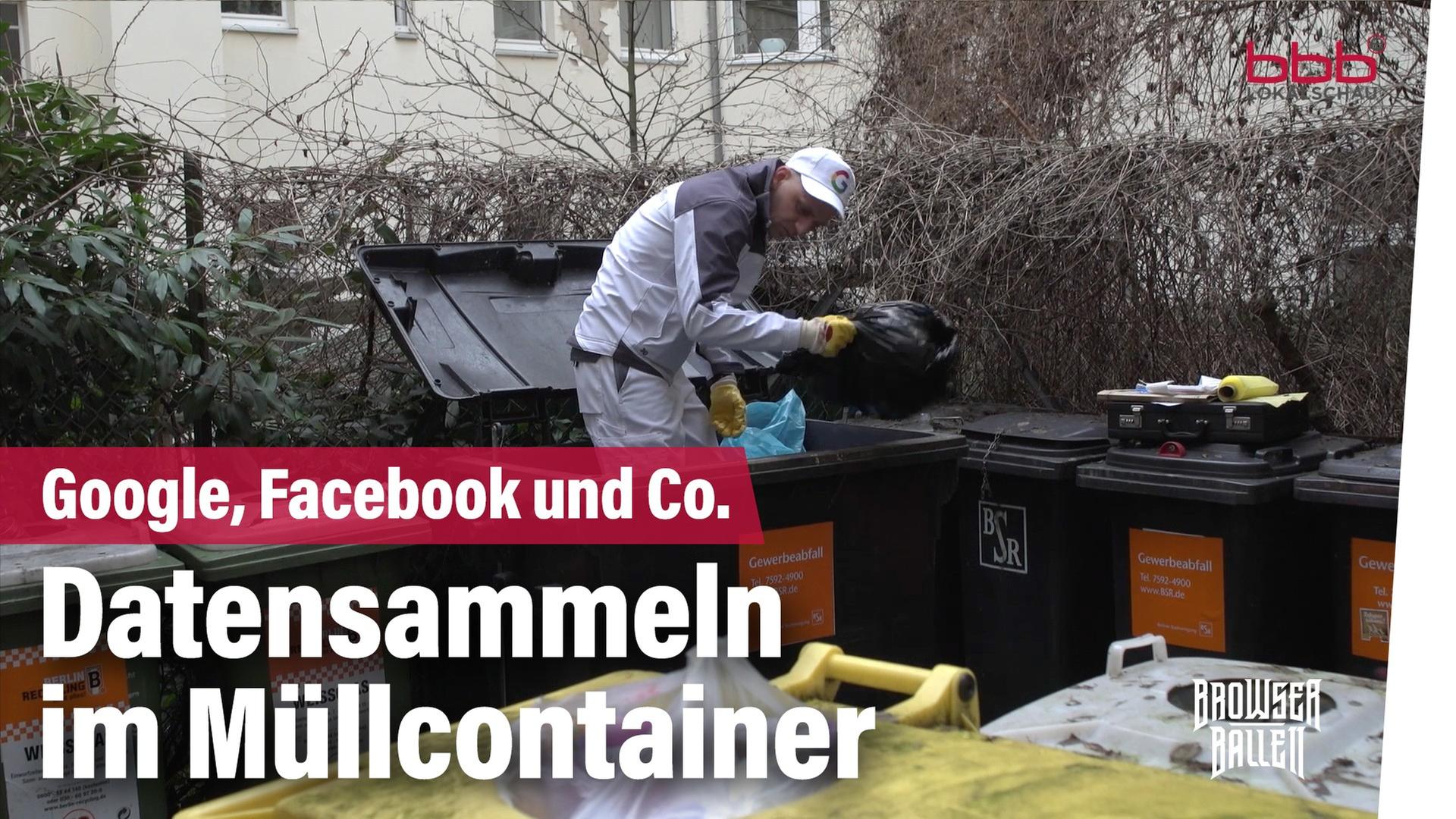 Datensammeln im Müllcontainer