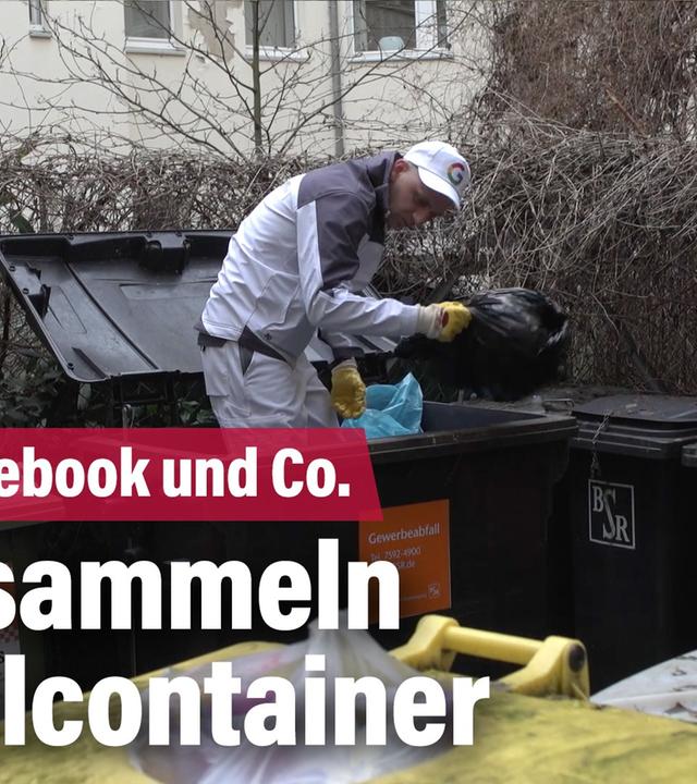 Datensammeln im Müllcontainer