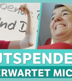 DGS - Blutspende-Challenge: Maria verliert halben Liter Blut - Auf Klo