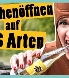 DGS - Challenge: Flasche öffnen ohne Flaschenöffner -- „Das schaffst du nie!“